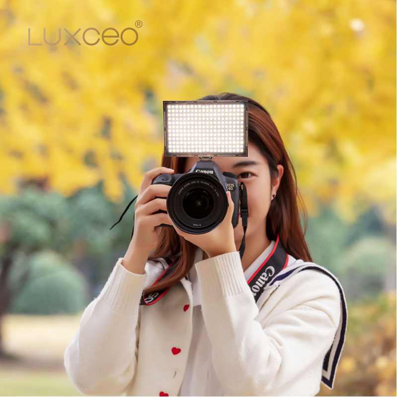 9W 1000LUX 4000mAH/7.4V Polymer Battery USB Rechargeable Portable Professional Fill Light LED Video Light for Photography Light