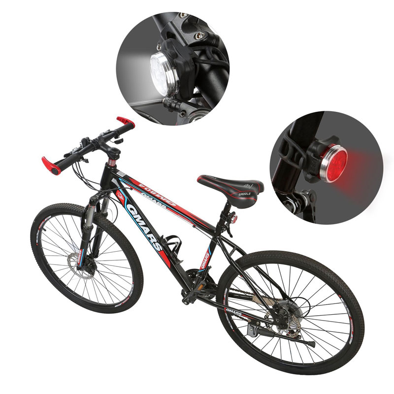 Rechargeable USB Bright LED Bicycle Rear Tail Camping bike light