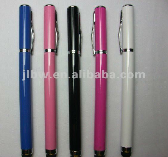 Touch screen pen smart pen with rubber on bottom for ipad ipnone