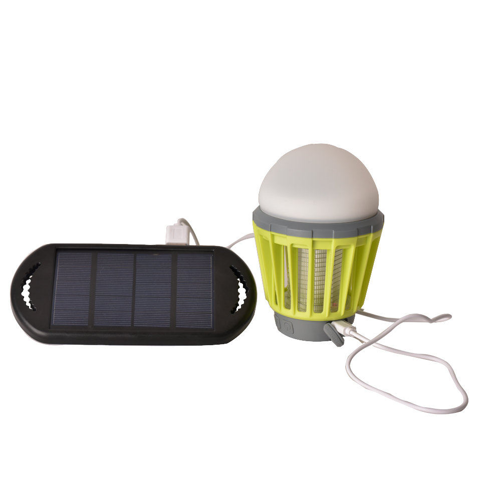 Outdoors Camping Waterproof Shockproof Solar Lamp Mosquito Insect Killer