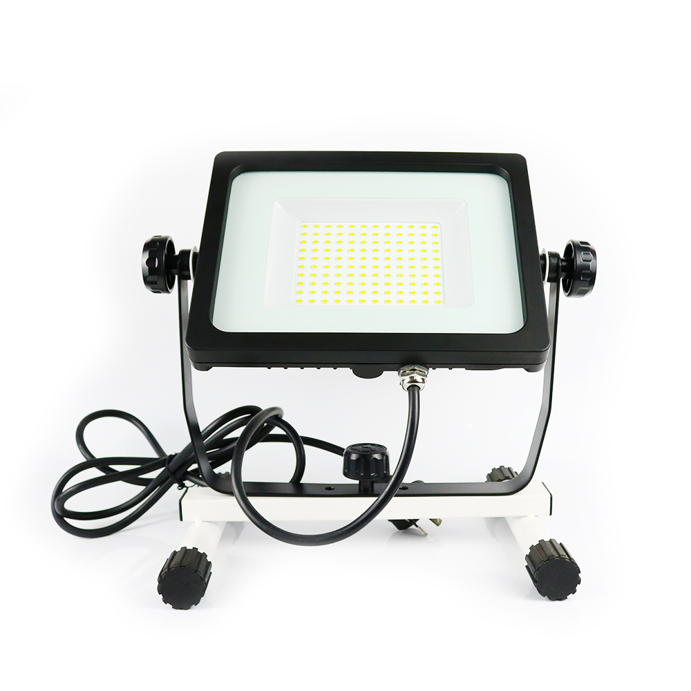 100W LED Outdoor Floodlight 120 SMD Portable Rechargeable Floodlight Work