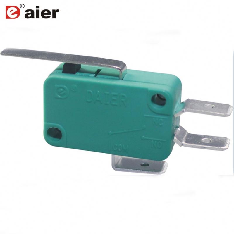 T85 16A 250VAC Single Pole 3 Pin KW Micro Switch With Long Lever