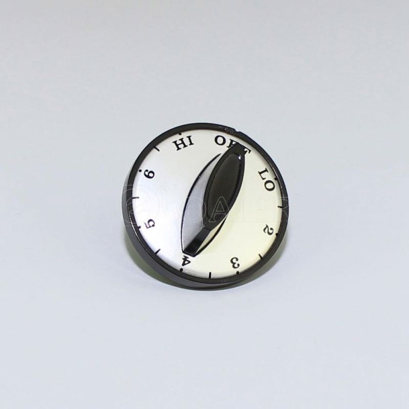 Black Universal Range Stove Gas Control Knob HI OFF LO Control Knob Oven