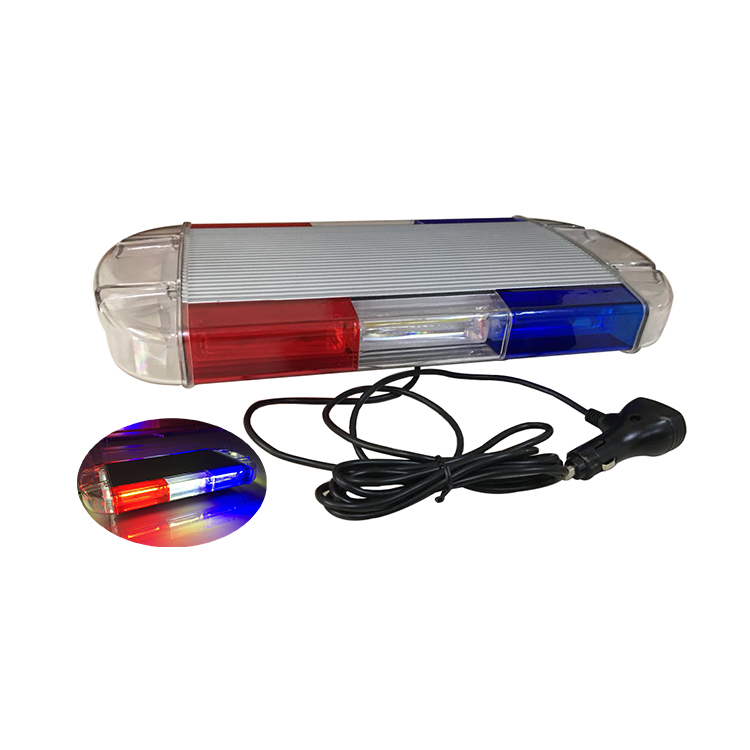 2018 new arrival white red blue led rotating flashing emergency police lightbar