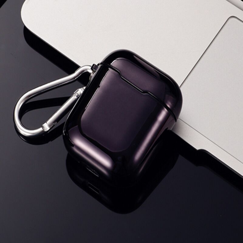 Glossy Electroplating TPU Case Cover for Airpods 2 1 , soft Earphone Case for Airpod 1