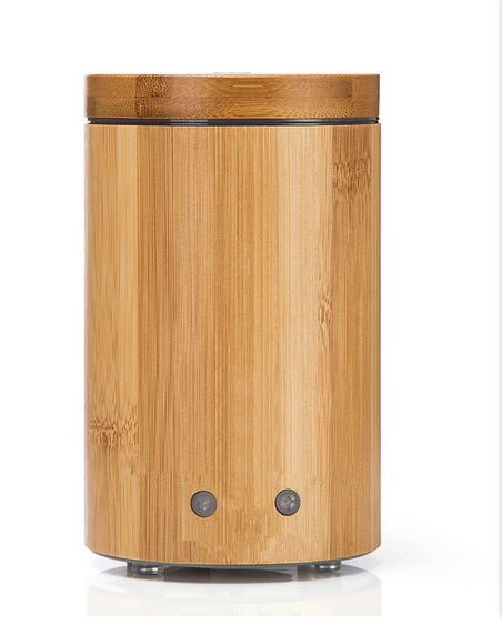 160ml Real Bamboo Aroma Diffuser Air Humidifier Basic Sets with Colorful Changing Lights Professional Manufacturer