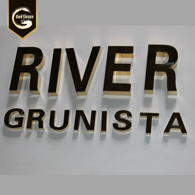 Exterior professional acrylic channel letter LED signs backlit led channel letters signage
