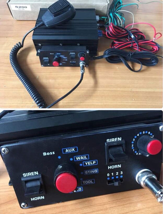 200W Siren with hand set control for car