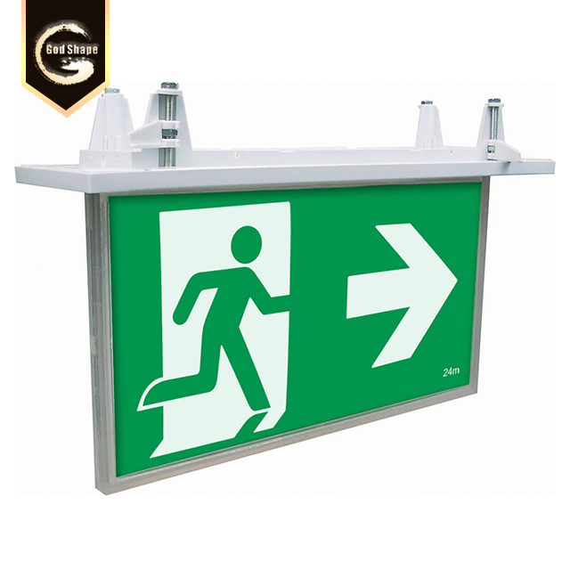 Customized led acrylic emergency sign exit sign