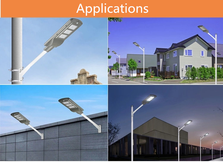 Ip65 waterproof outdoor Aluminium 30w 50w 60w 80w 100w all in one led solar street light