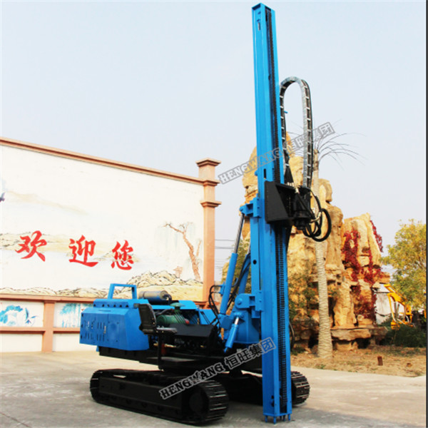 Hengwang Multifunctional Diesel Powered Fence Post Pounder solar Pile Driver