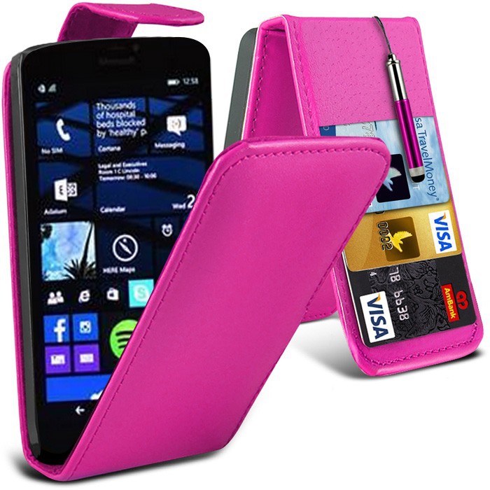 Mix Colors For Nokia Lumia 430 Flip Slim Leather Case Cover