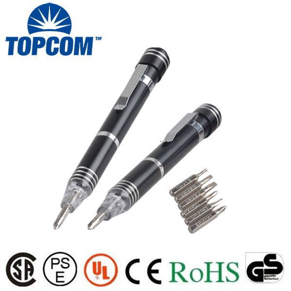 Pen Shape LED Light Mobile Phone Screwdriver Set