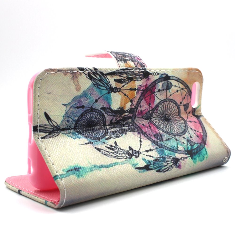 customized pattern design leather case for iphone 6 plus , cute design case for iphone 6s plus