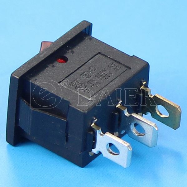 KCD1-2-101N Black ON OFF 2 Positiob 3PIN With 110V Light