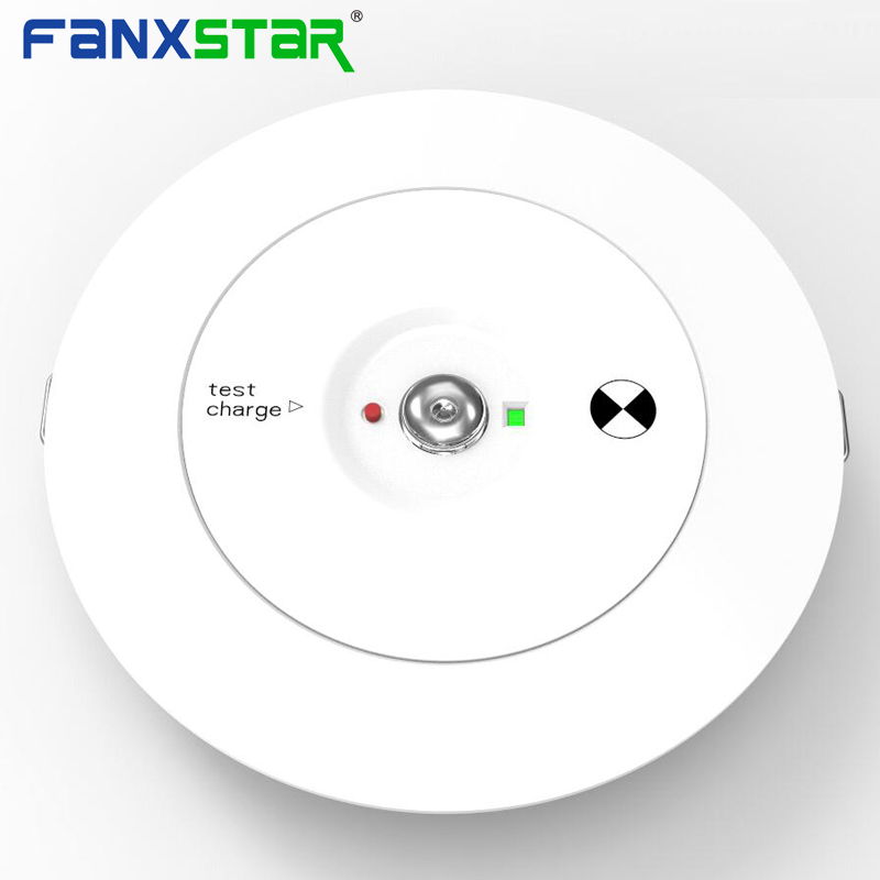 customer customized 100-127 V AC 3w  rechargeable led emergency light