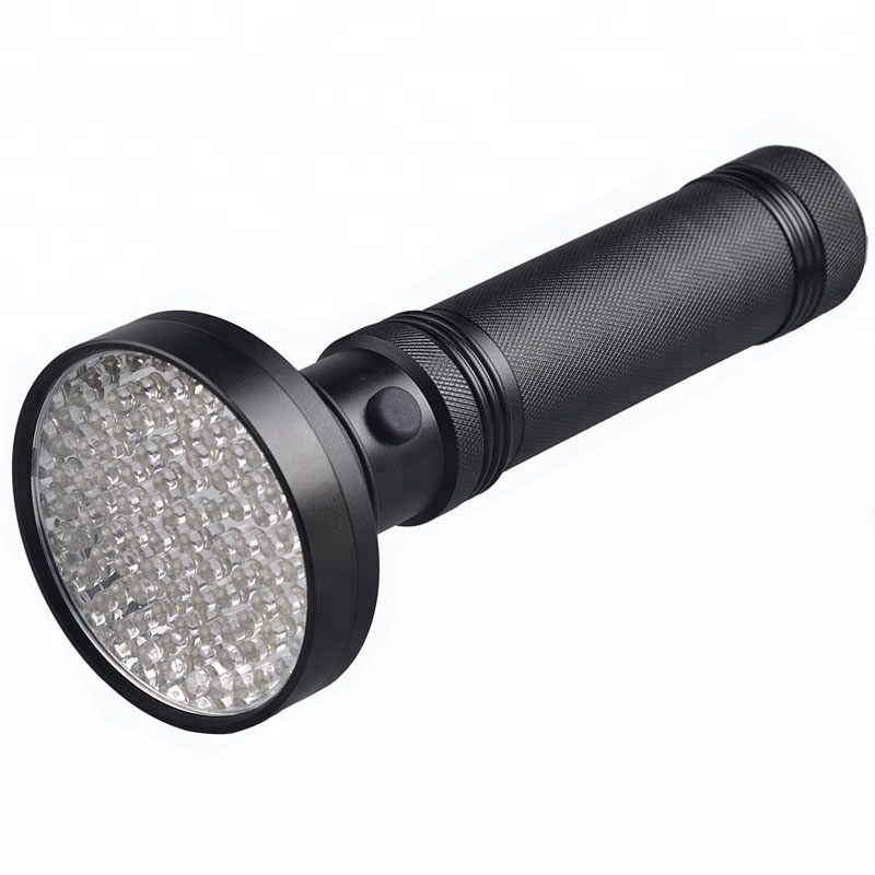 390nm 100 Led purple Torch Light Blacklight UV Flashlight