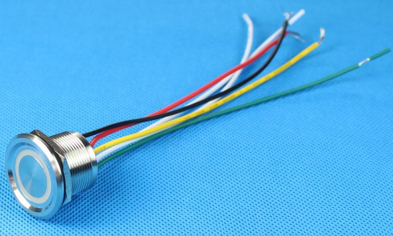 Anti-Vandal Bicolor Waterproof IP68 Pushbutton Switch