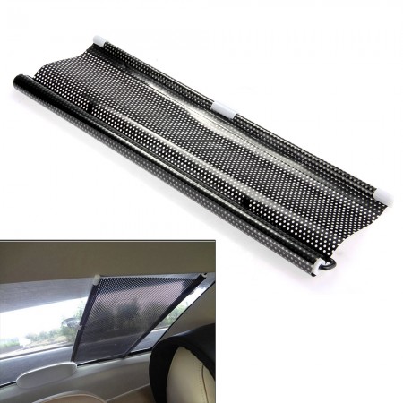 Car Side/Rear Window Sunshade Curtain Roller Blinds Automatic Rolling