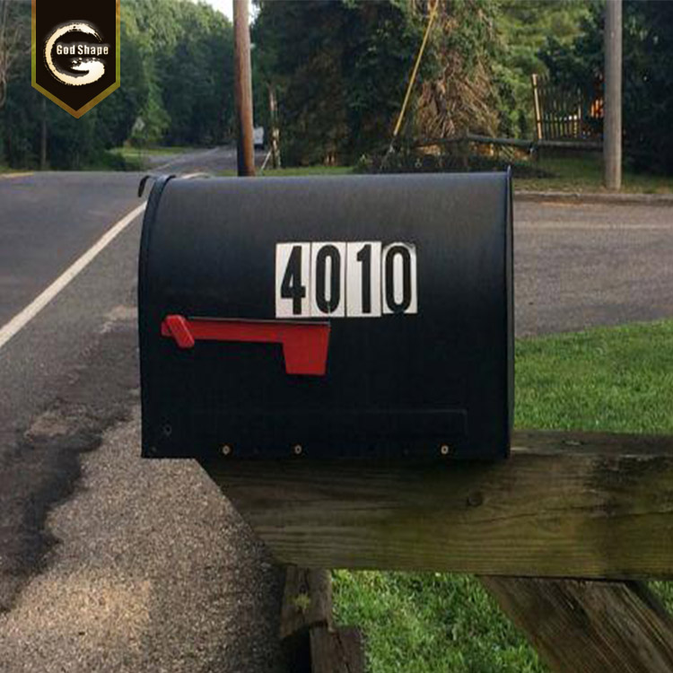 GS  2019 Wholesale Direct Selling High Quality Large Roadside Rural Mailboxes Sale Metal Maibox Stand