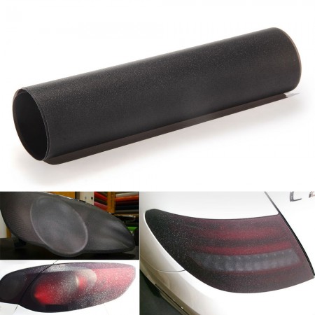 Black Car Auto Front Fog Tail Light Headlight Film Sheet Cover 60 30cm