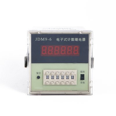 JDM9-6 counter power interruption memory preset counter Electronic counting relay, digital display counter