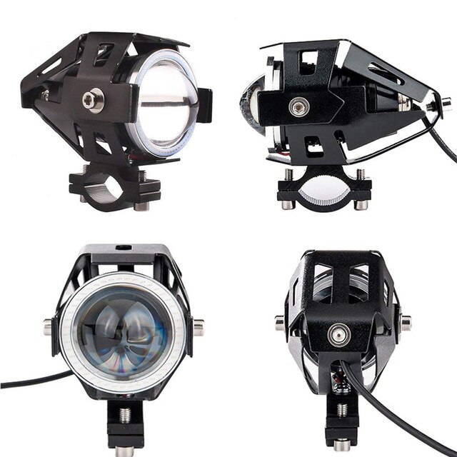 Factory hot sell LED Headlight 30W waterproof bike motorcycle fog light u7 motorcycle head lamp