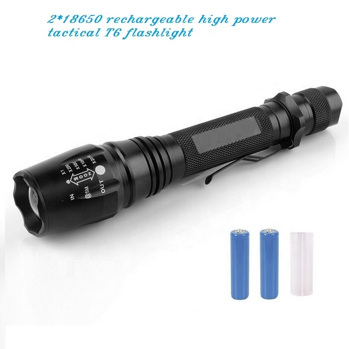 Super Bright Tactical Flashlight 1000lumens Aluminum 10W Led Tactical Flashlights