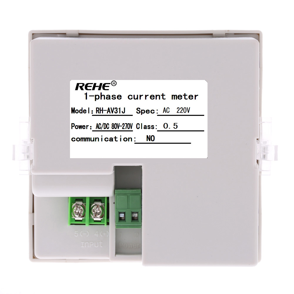 Embedded Digital Voltmeter Single Phase Voltage Panel Meter Voltage Ratio Programmable voltimetro AC/DC80V-270V diagnostic-tool