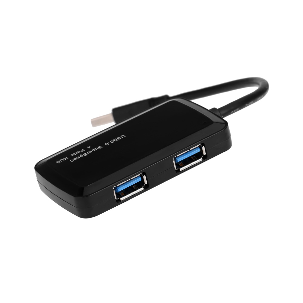 High Speed 5Gbps Hub USB Switch Splitter Adapter Mini 4 Ports USB Hub 3.0 Converter Adapter for Laptop PC Ultrabook Notebook