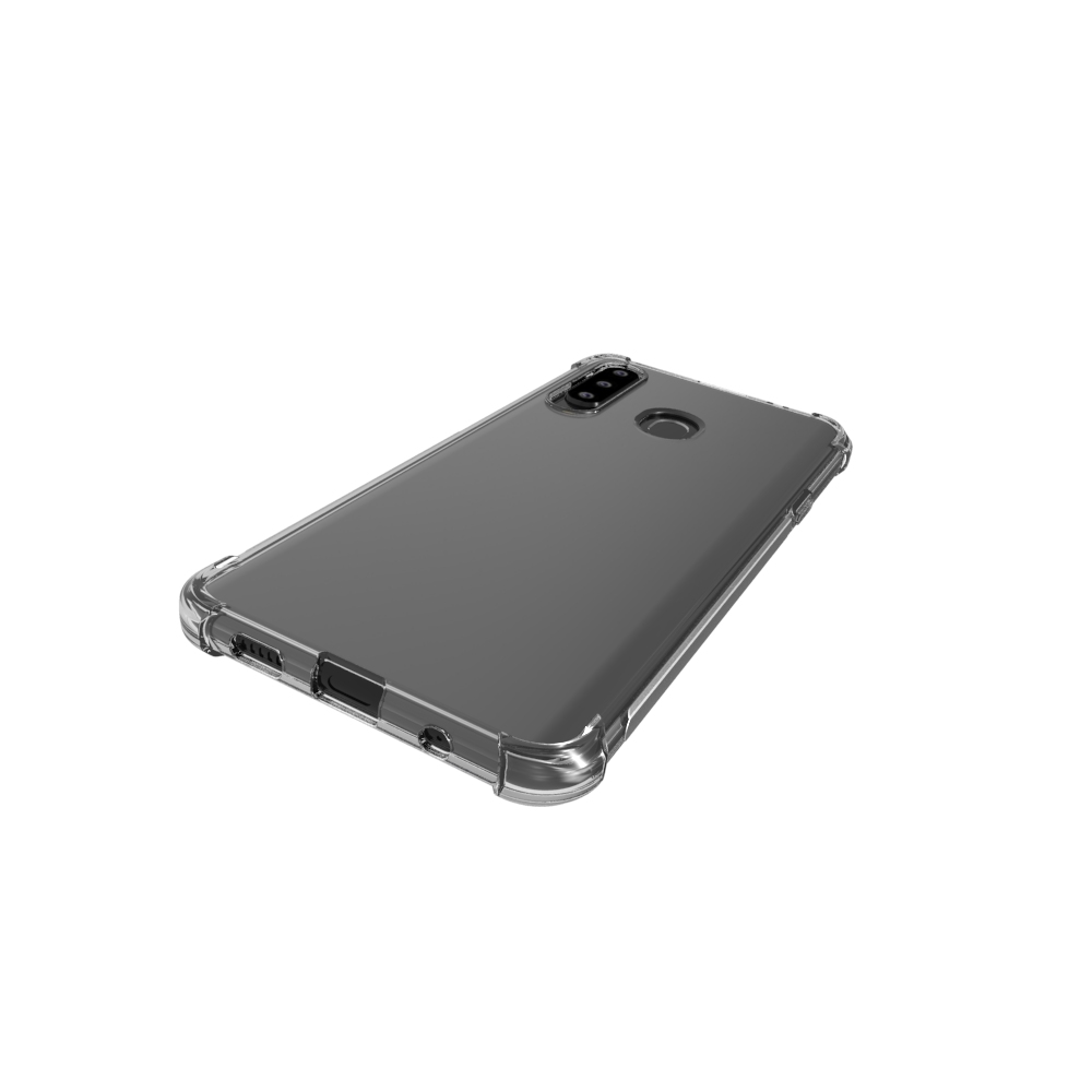 Shockproof Tpu cover case for Samsung A8S Transparent soft TPU cover
