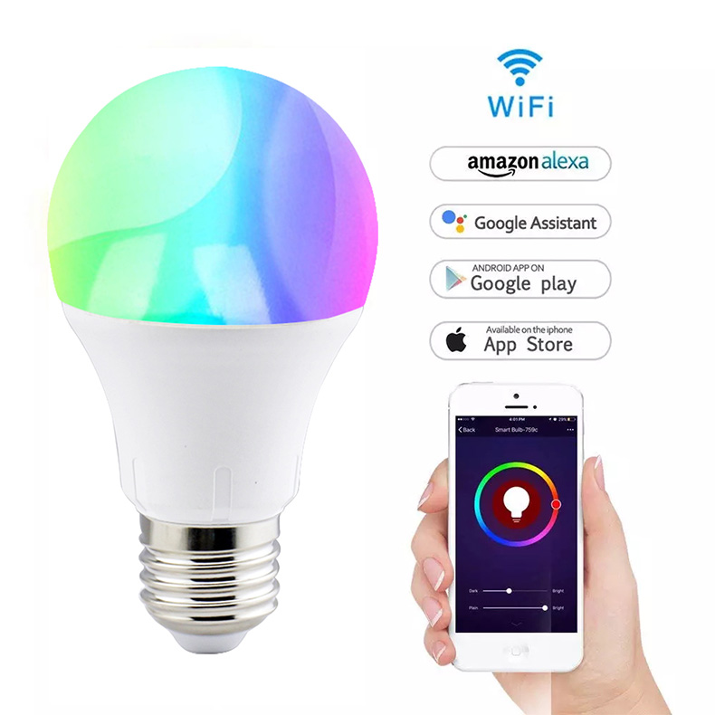 new product wifi LED smart bulb  RGBW RGBCW 5W 7W 9W 11W 13W