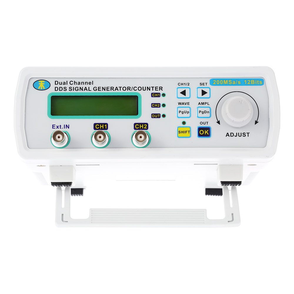 Dual-CH high frequency generator Digital DDS Function Signal Generator Arbitrary Waveform Power Signal Bandwidth 200MSa/s 25MHz