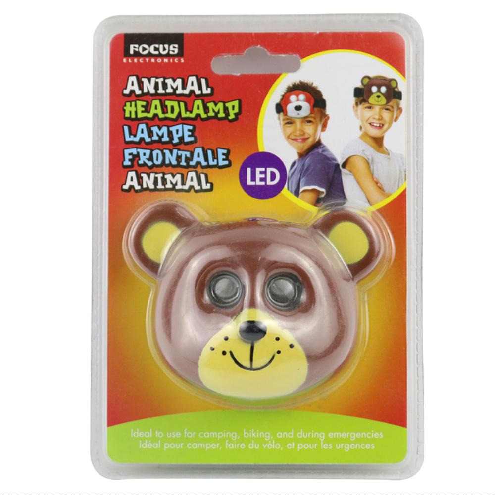 Promotional Gift LED Children Head Torch Animal Shaped LED Headlamp For Kids