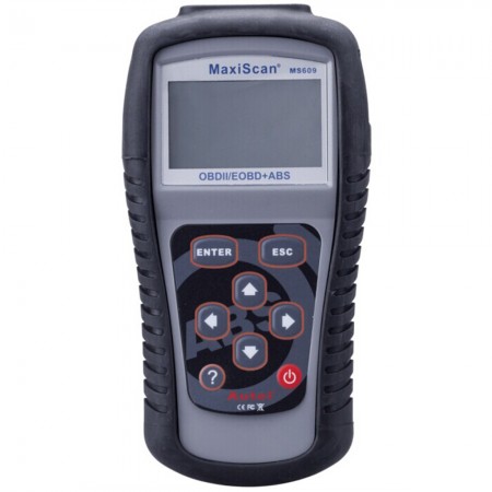MS609 OBD2 Scanner Code Reader Live Data ABS enhanced OBD II Mode 6