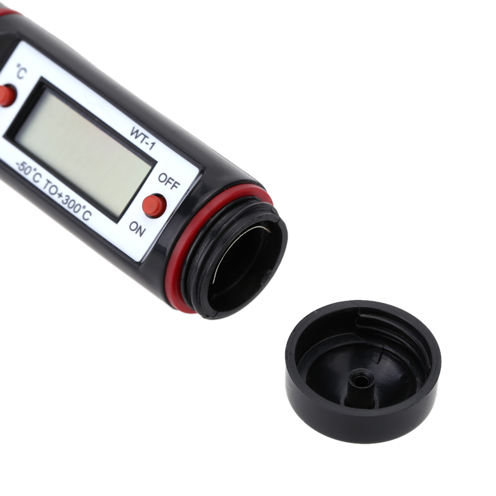 C/F Professional Digital Thermometer Temperature Measurement with Metal Probe for Kitchen Cooking BBQ