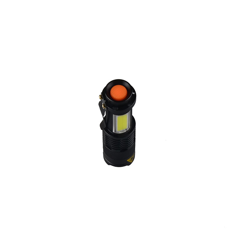 Super bright flashlight mini COB flashlight hunting flashlight with clip for outdoors