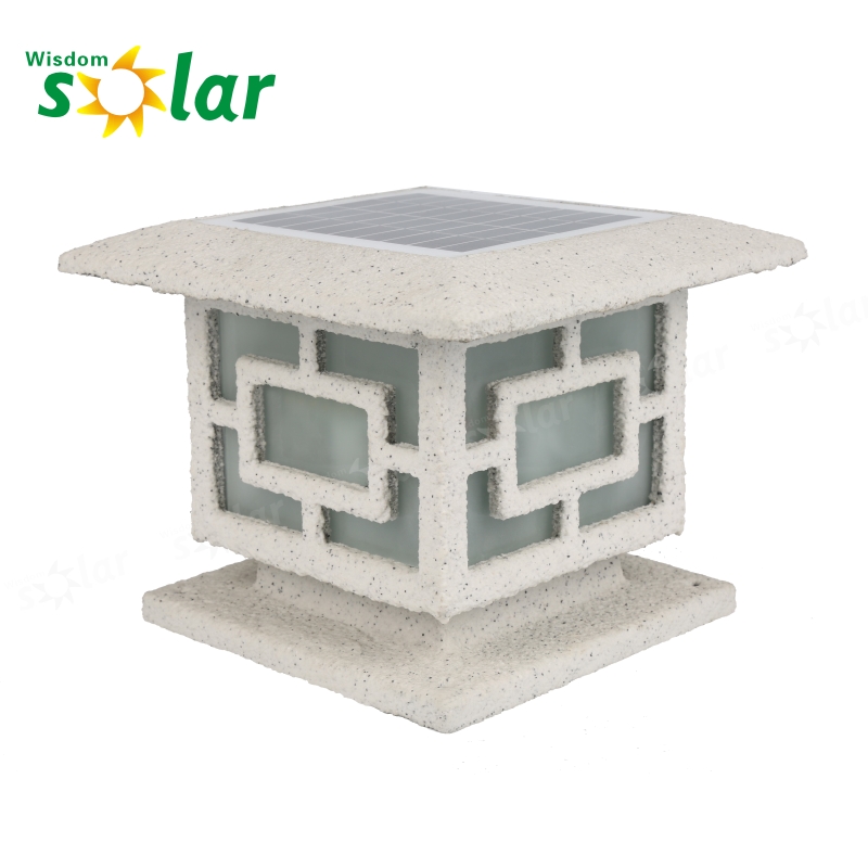 solar garden pagoda light for fence,wall ,pool