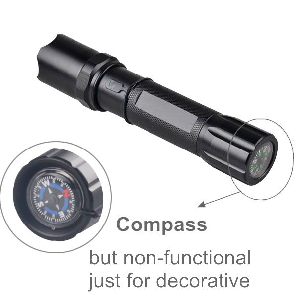 TOPCOM 18650 Rechargeable UV 365NM Torch 10W Self Defensive Tactical 365NM UV Torch