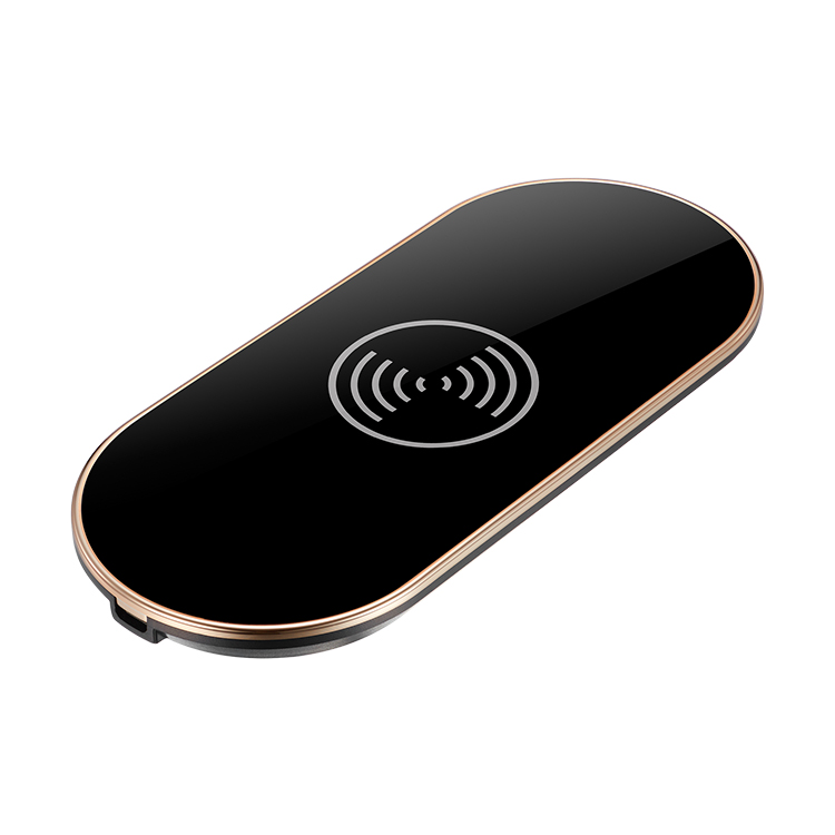 5V 1A 5W Ellipse Oval Wireless Phone Charger Qi Charging Pad for iPhone Xs Max/Xs/Xr/X/8/8 Plus