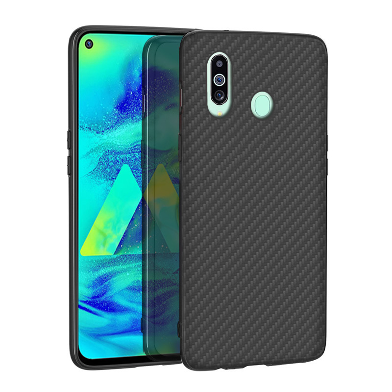 Premium Carbon Fiber  Case Full Sides Protective Shell Back shockproof Cover Design For Samsung galaxy M40