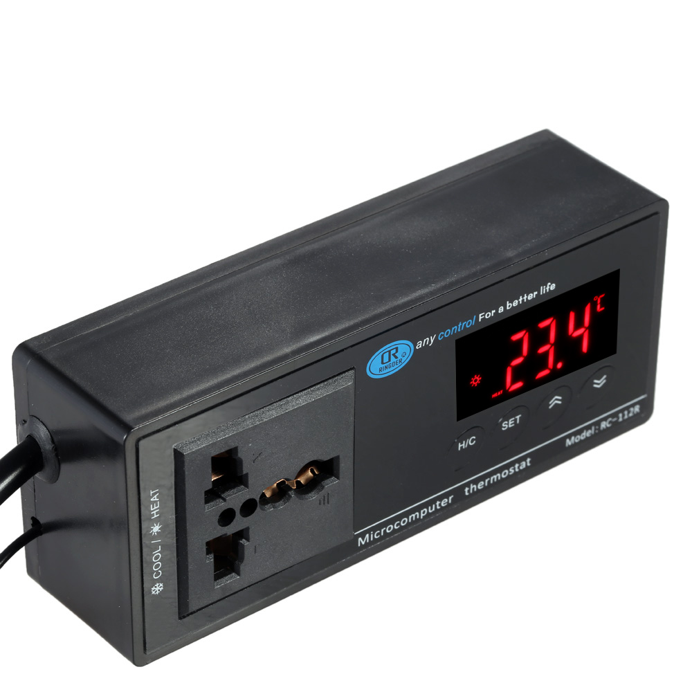 Dual-use Digital Temperature Controller for Aquarium thermal regulator Industrial Thermostat LED thermometer -40 to 110 degrees