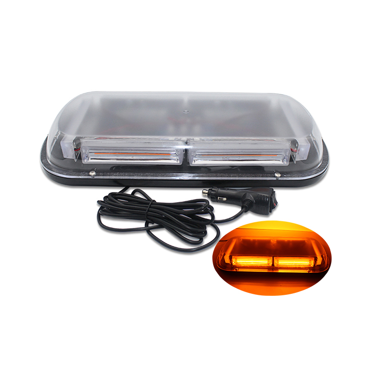 IP66 waterproof 60 watts led amber warning lightbar for Hazard Emergency use