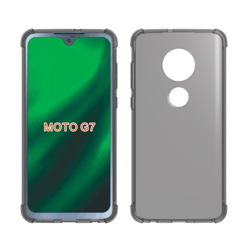 Transparent Shockproof soft Tpu cover case for Motorola moto G7