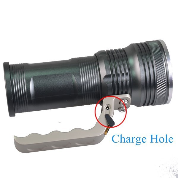 Genuine LED 20W 5000lm Searchlight Flashlight 1000m Long Range LED Flashlight