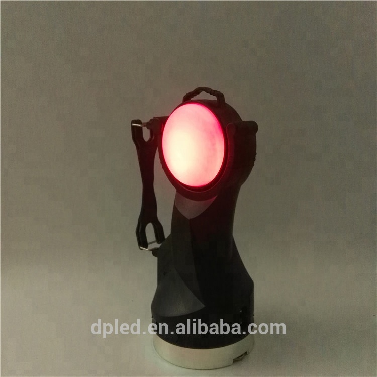 Portable solar lamp with cob light double flashing light KC-007