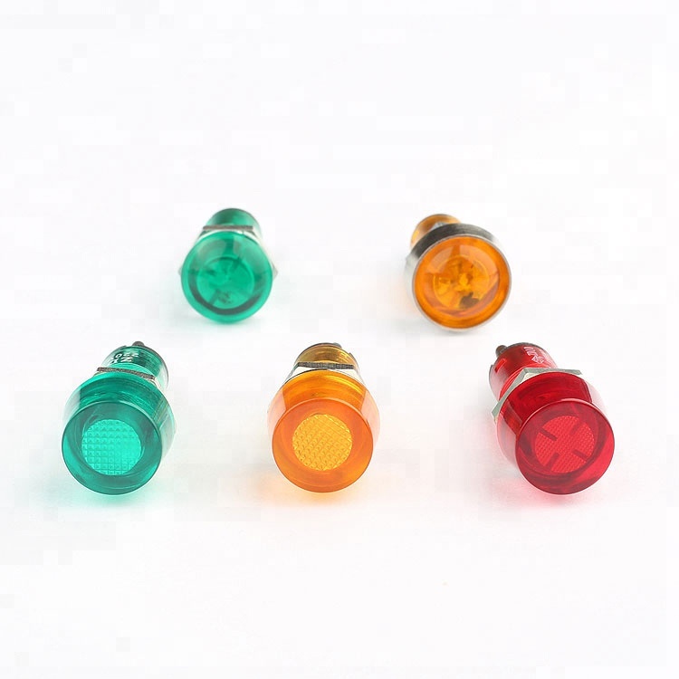 Factory price free sample 10mm 24v plastic indicator light