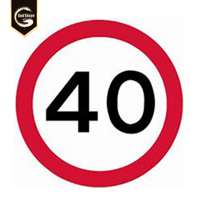 GS aluminum panel 10 speed limit signage street speed sign
