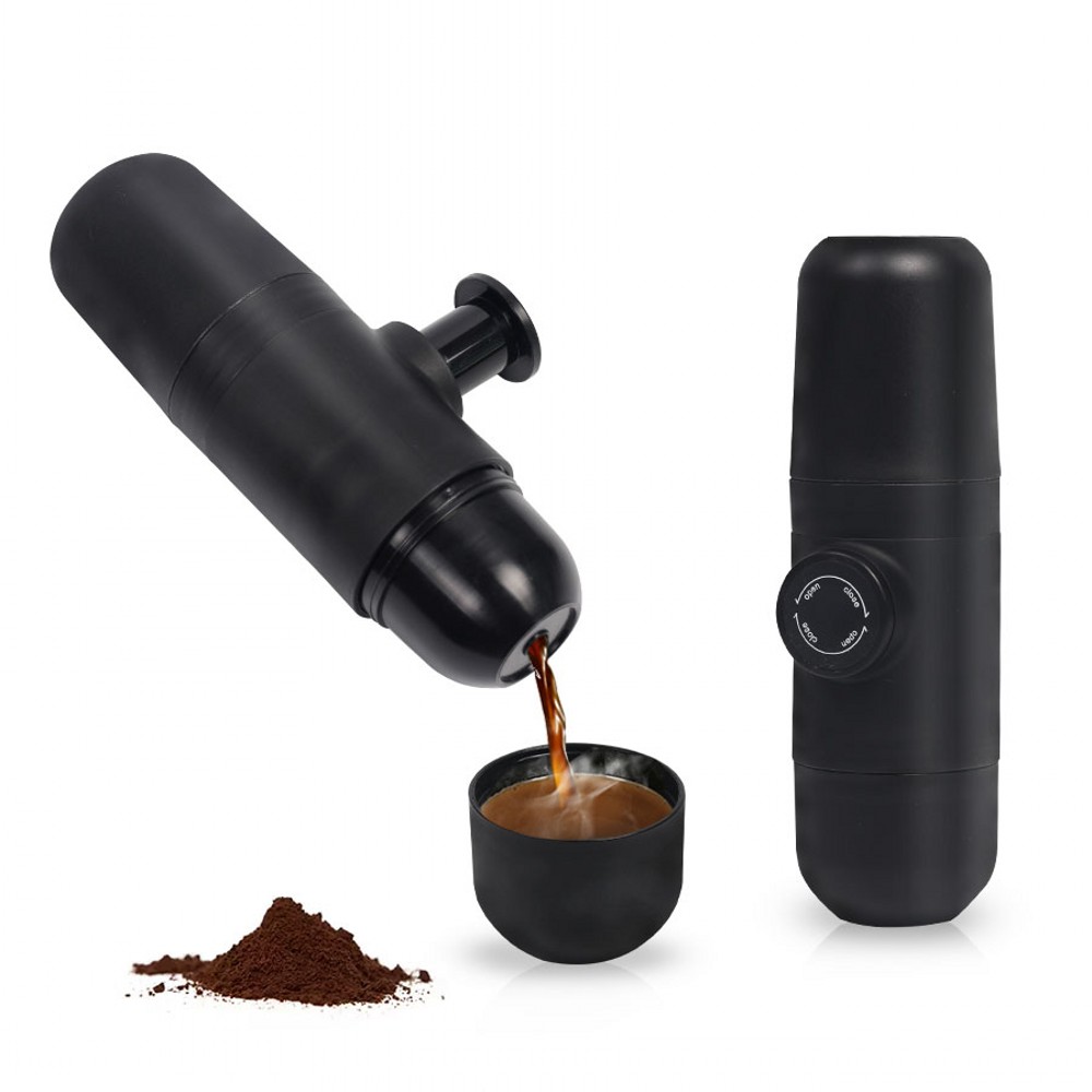 Mini Espresso Coffee Maker Portable Coffee Maker Handheld Manual Pressure Coffee Machine for Home Office Travel Outdoor