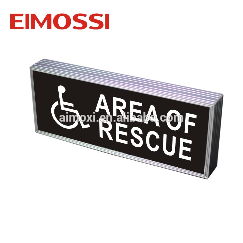 LED 220V Area of rescue signage light for sale